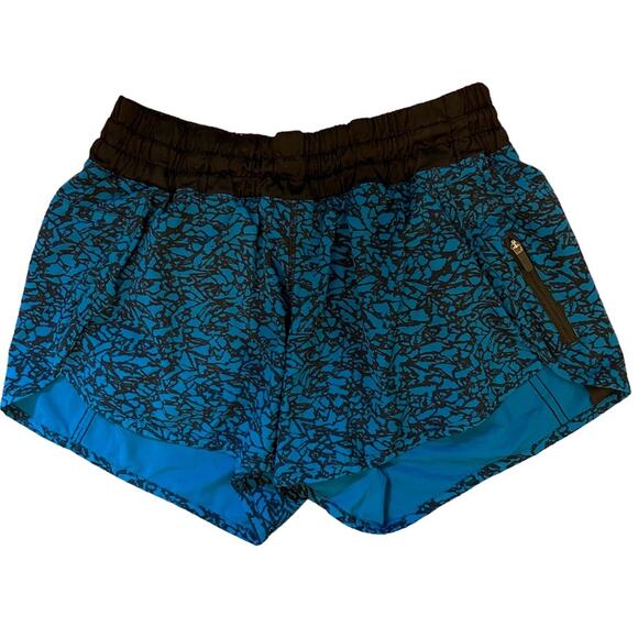 Lululemon Tracker Short Blue Black 4” Size 8 - Picture 3 of 6